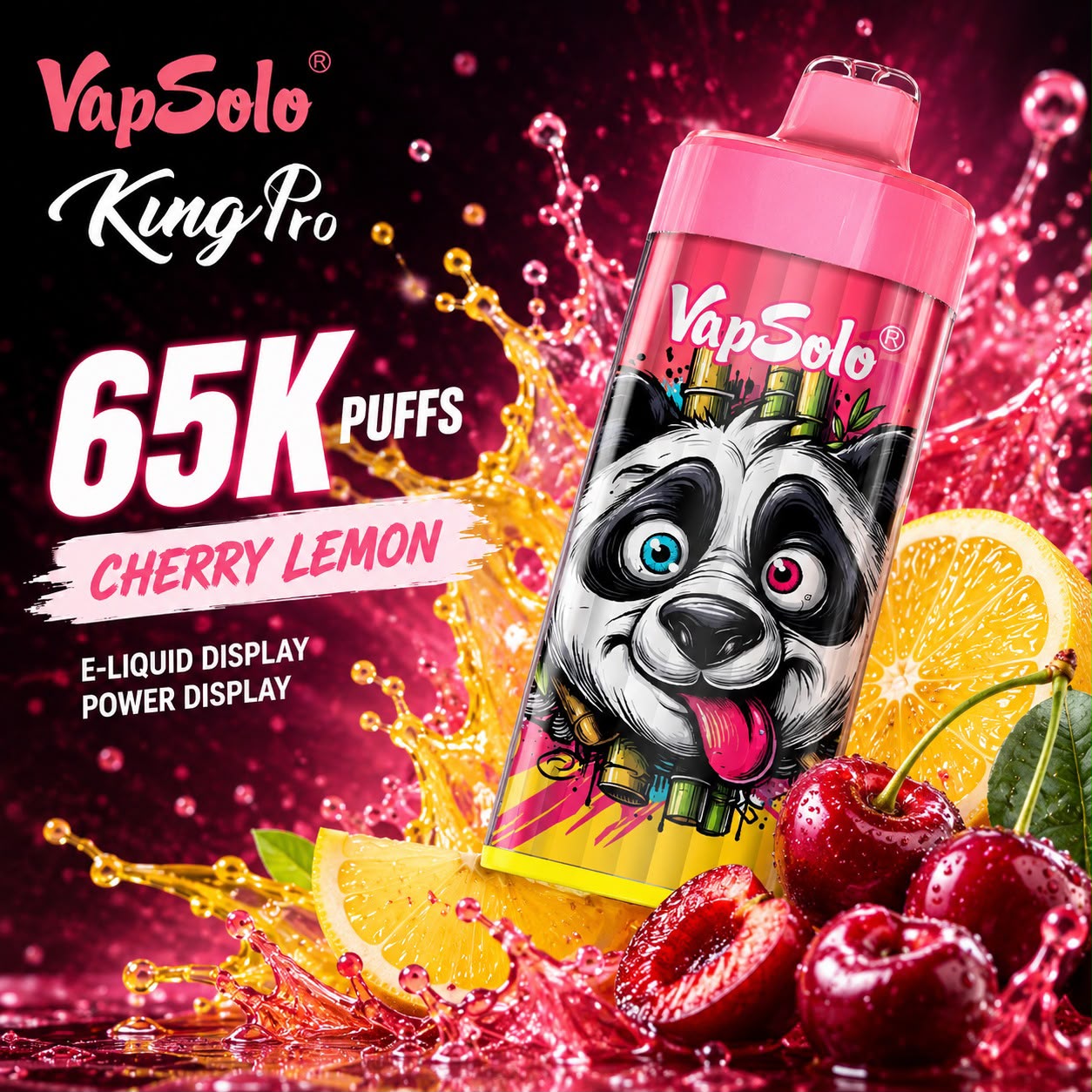 Vapsolo King Pro 65000 Puffs – Vaper Desechable Recargable 65K