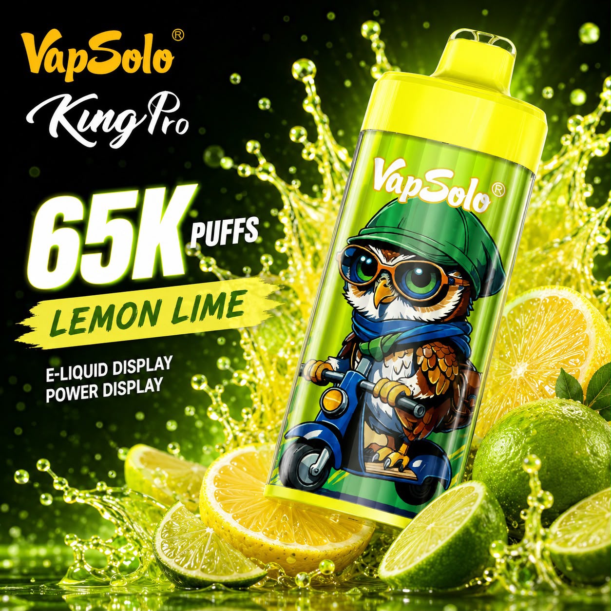 Vapsolo King Pro 65000 Puffs – Vaper Desechable Recargable 65K