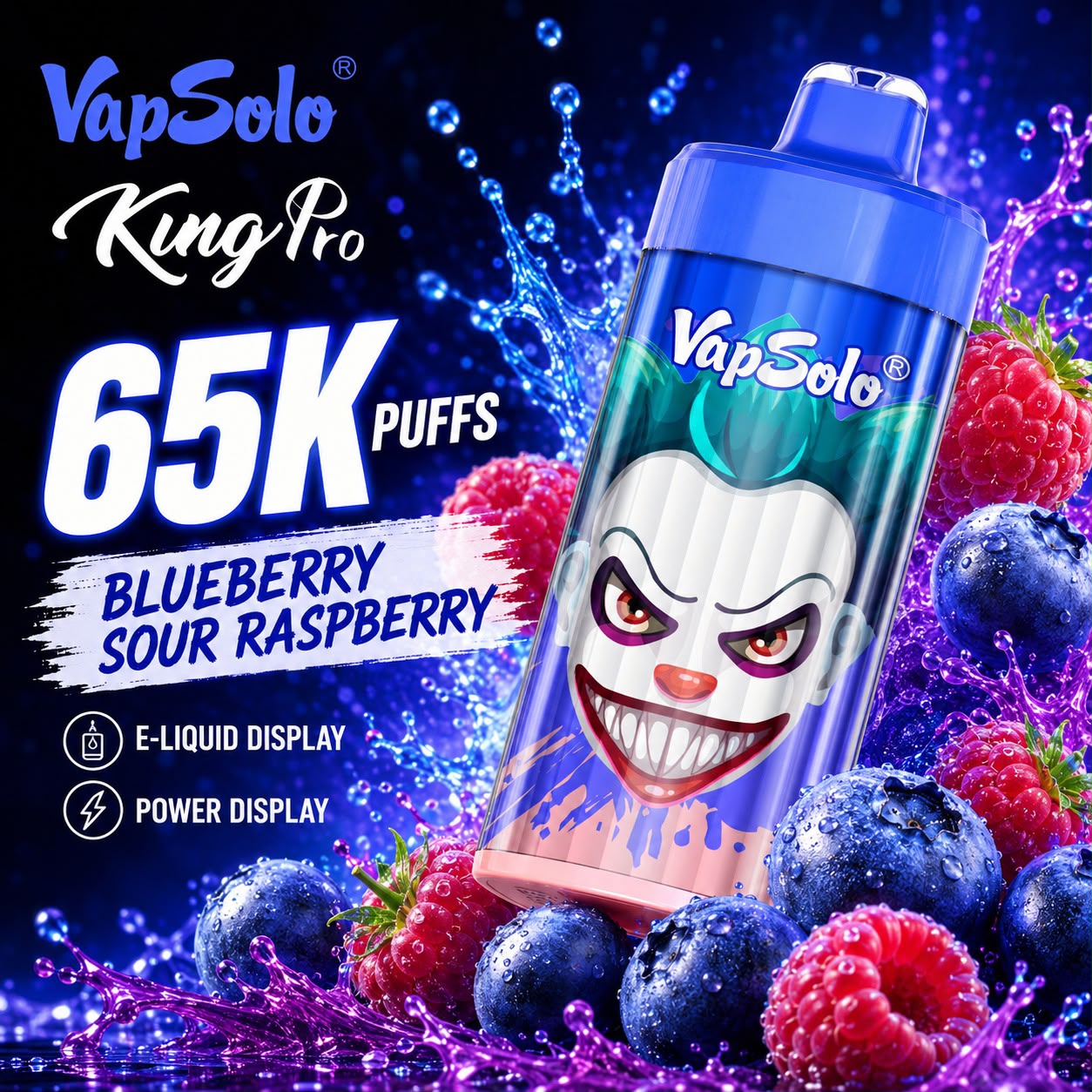 Vapsolo King Pro 65000 Puffs – Vaper Desechable Recargable 65K