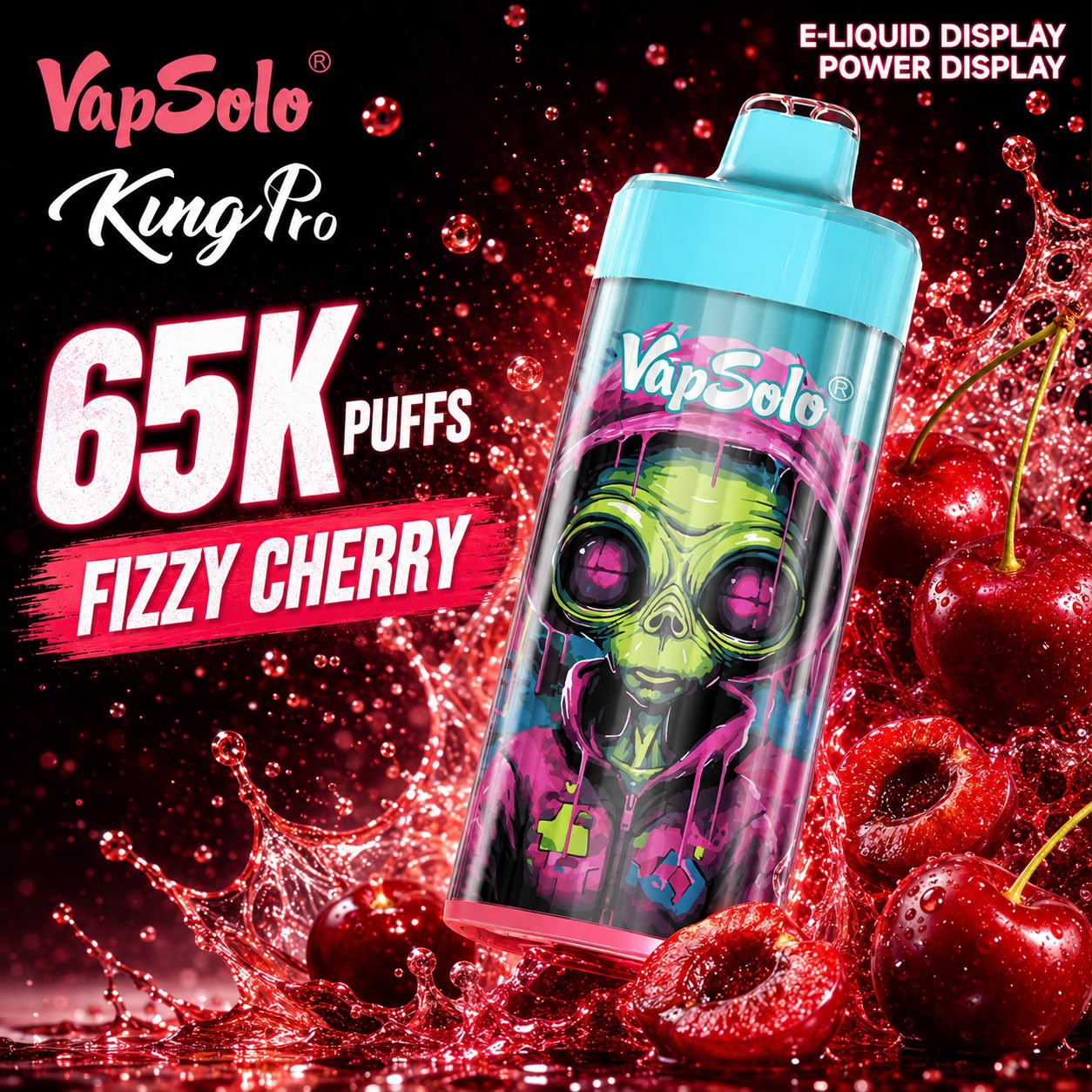 Vapsolo King Pro 65000 Puffs – Vaper Desechable Recargable 65K