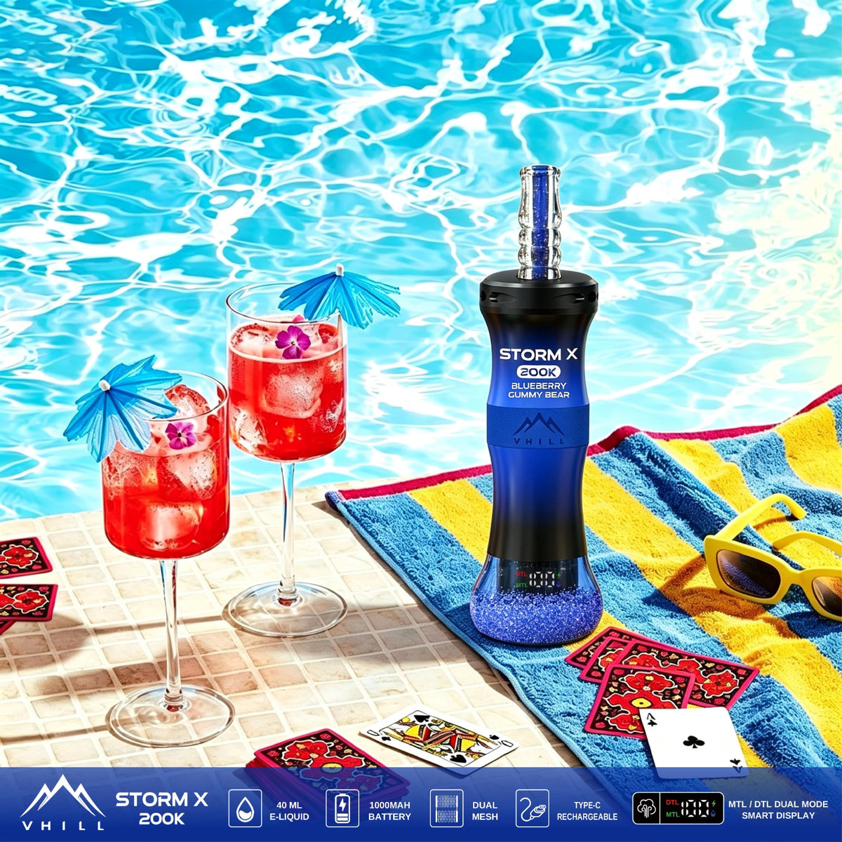 Storm X 200K Shisha – Vaper Desechable 200.000 Caladas