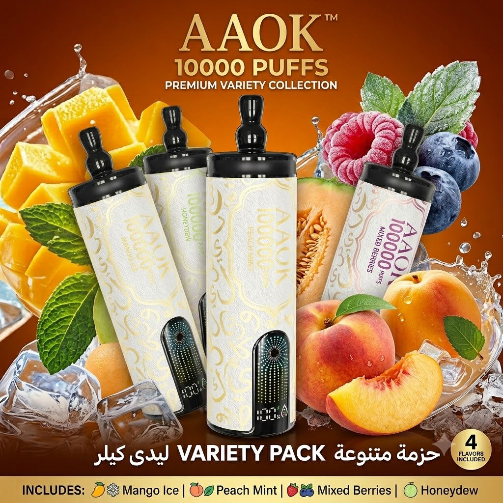 AAOK 100K  | Pod Desechable 100.000 Caladas Recargable Shisha